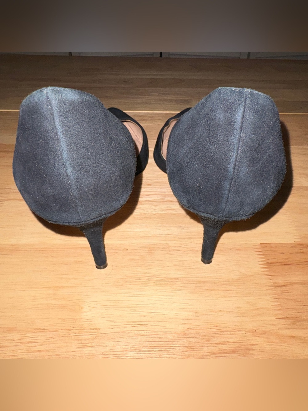 J. Crew Black Suede Pointed-Toe Pumps - Picture 4 of 7